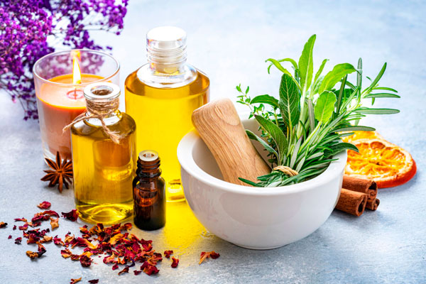Extractos de plantas medicinales con propiedades terapéuticas.
